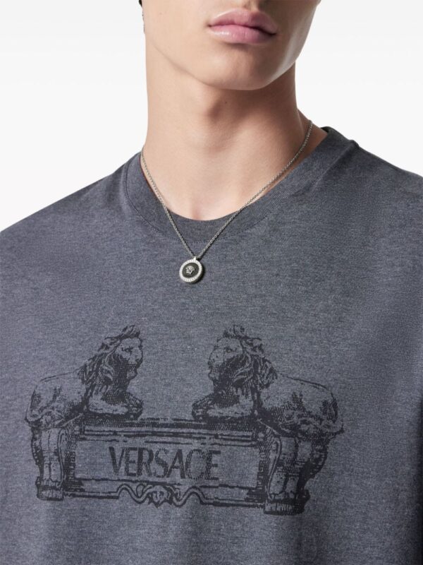 Versace  logo-print cotton T-shirt - Image 4