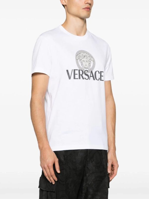 Versace  Medusa Head-print cotton T-shirt - Image 3