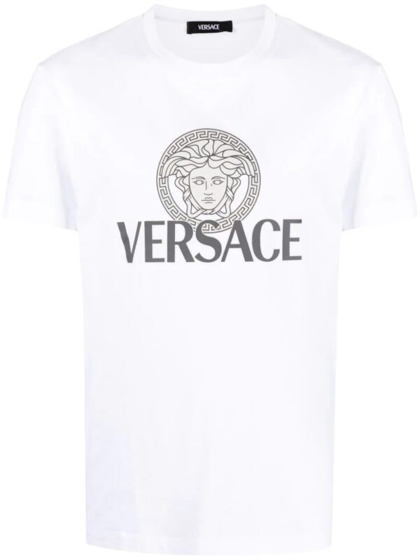 Versace  Medusa Head-print cotton T-shirt