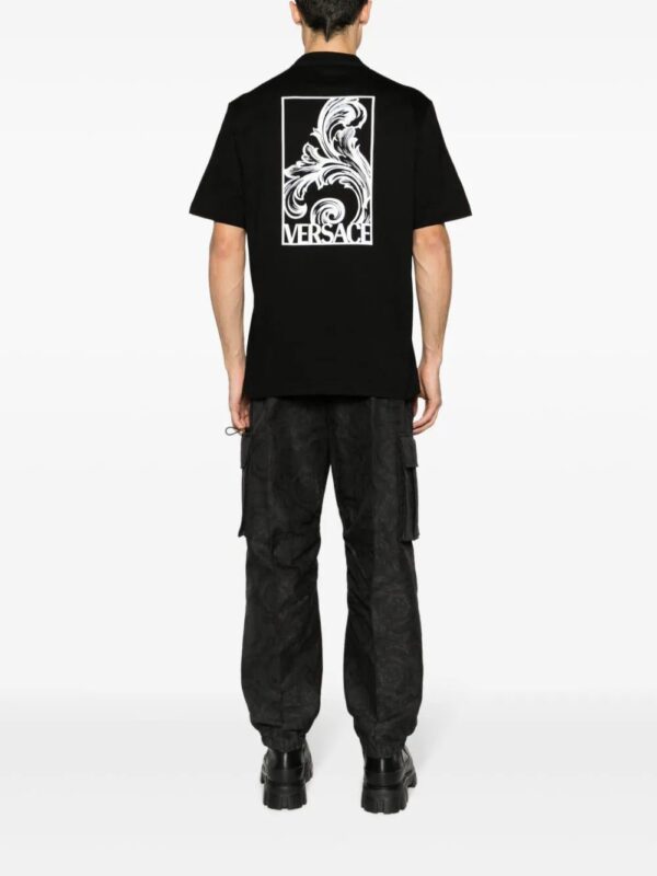 Versace  Palmette-print cotton T-shirt - Image 2