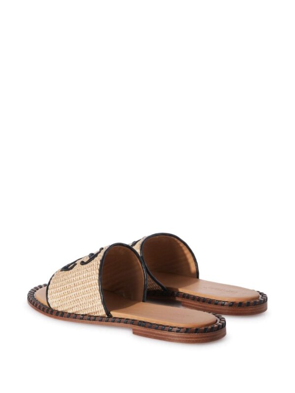 Off-White Twist Arrow raffia slides - Image 3