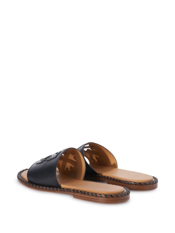 Off-White Twist Arrow-embossed leather slides - Image 3