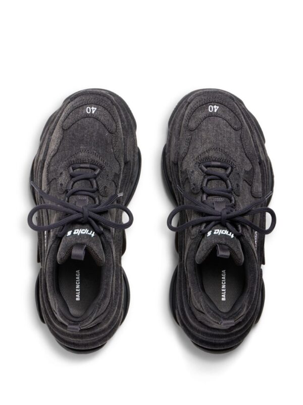 Balenciaga Triple S denim sneakers - Image 4