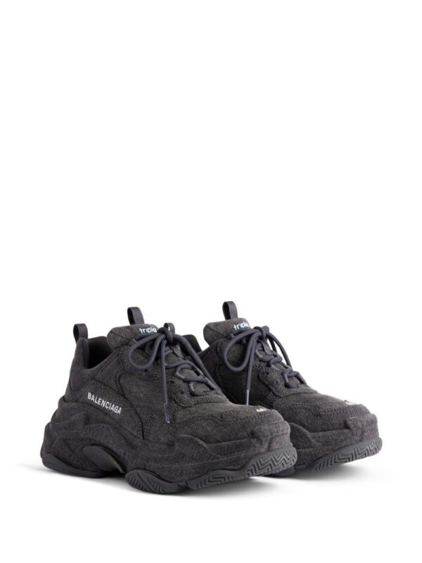 Balenciaga Triple S denim sneakers - Image 2