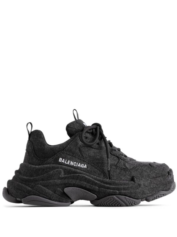 Balenciaga Triple S denim sneakers