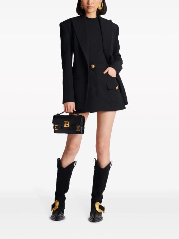 Balmain  6-Button raglan-sleeve T-shirt. - Image 2