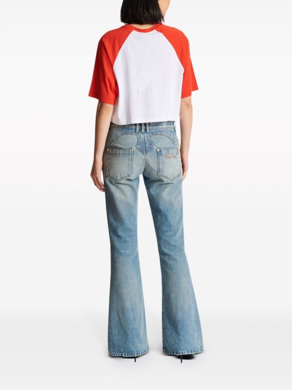 Balmain logo-print cotton T-shirt - Image 4
