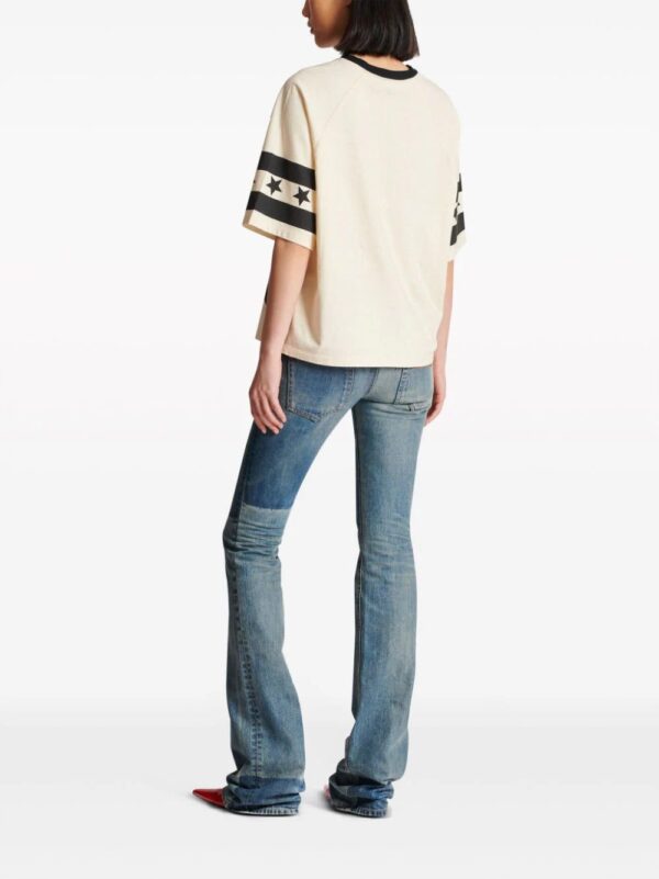 Balmain  Stars logo-print cotton T-shirt - Image 4