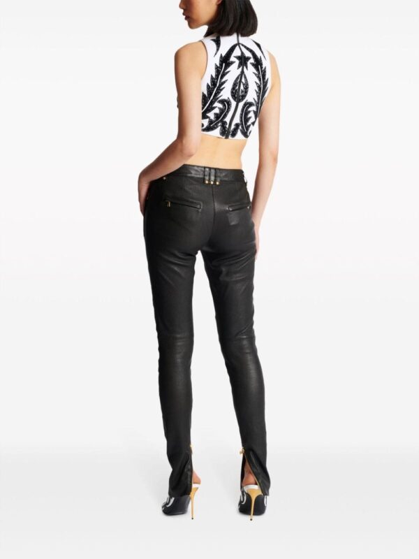 Balmain Baroque cropped top - Image 4