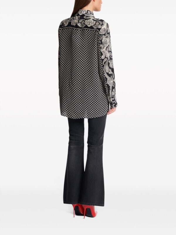 Balmain paisley-print silk shirt - Image 4