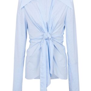 Balmain gingham-check pattern cotton shirt