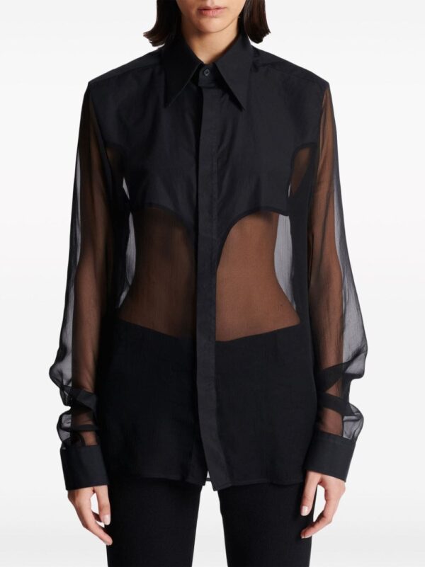 Balmain Western silk shirt - Image 5