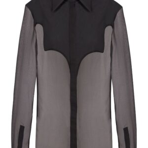 Balmain Western silk shirt