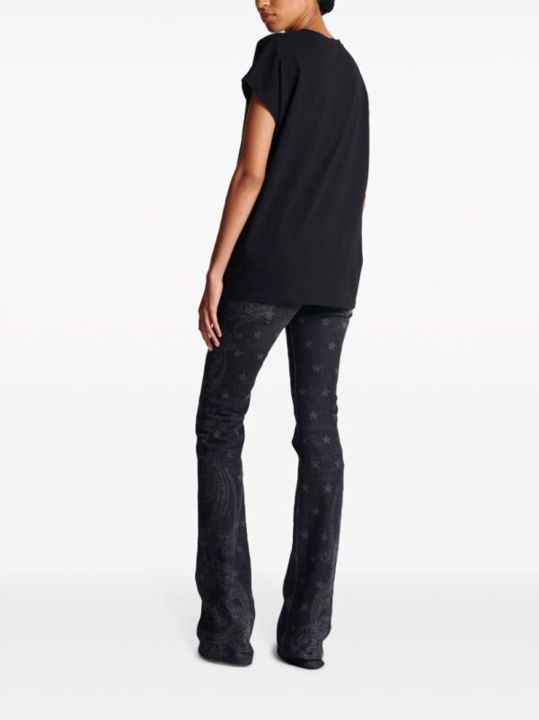Balmain logo-print cotton T-shirt - Image 4