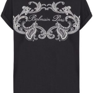 Balmain logo-print cotton T-shirt