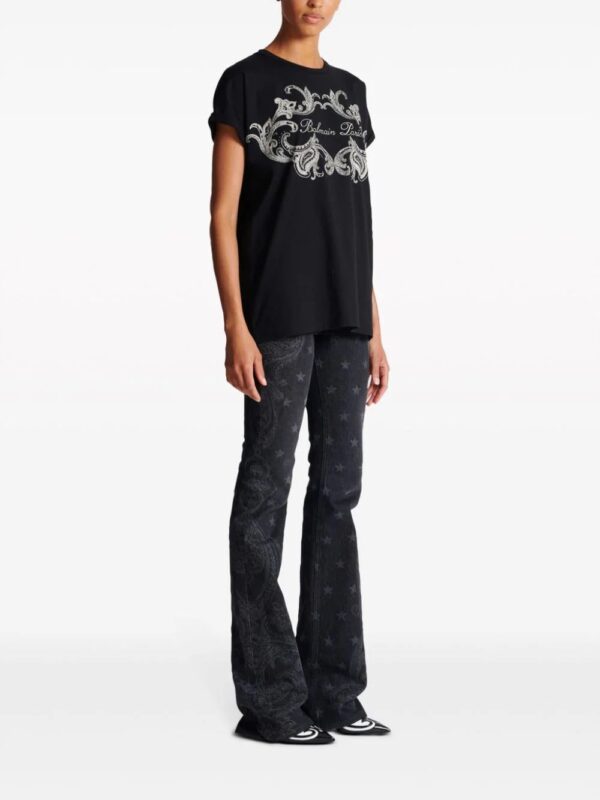 Balmain  logo-print cotton T-shirt - Image 3