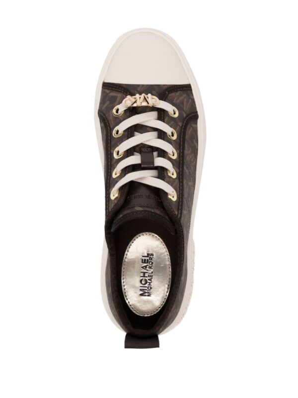 Michael Michael Kors Evy Empire monogram-patterned sneakers - Image 4