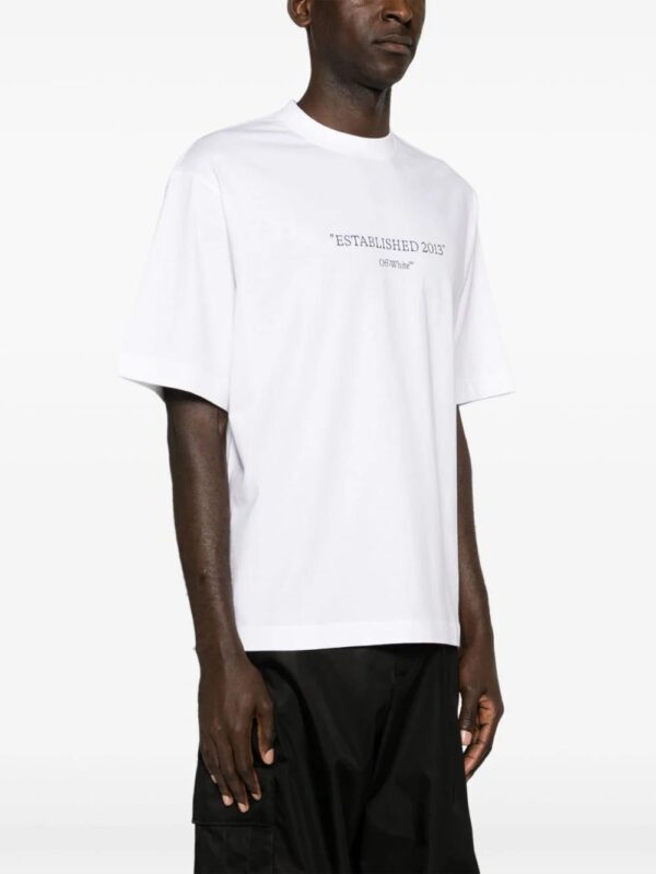 Off-White  Established 2013 cotton T-shirt - Image 3