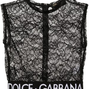Dolce & Gabbana lace crop top