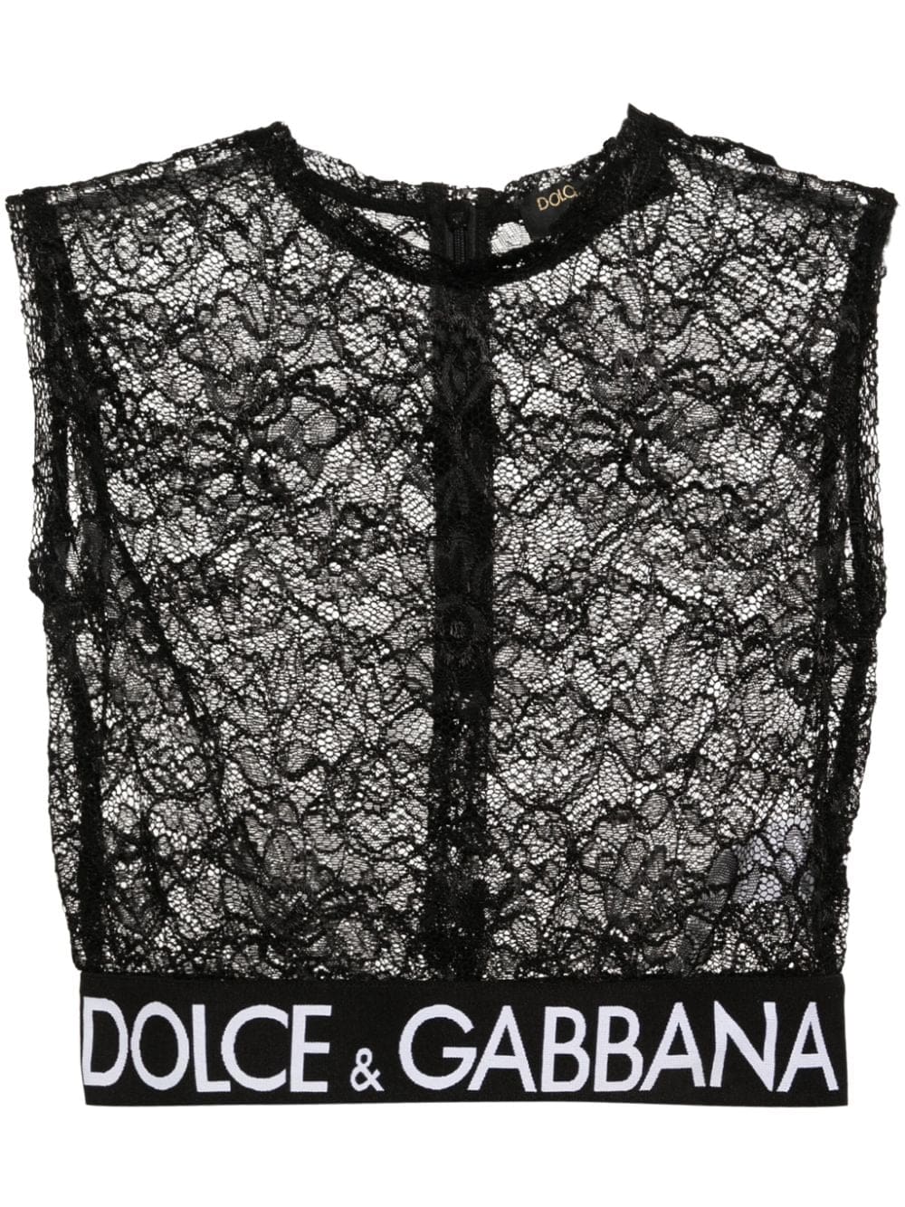 Dolce & Gabbana lace crop top