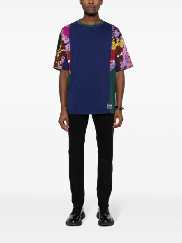Versace Jeans Couture  chain-print cotton T-shirt - Image 2