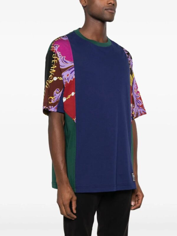 Versace Jeans Couture  chain-print cotton T-shirt - Image 3