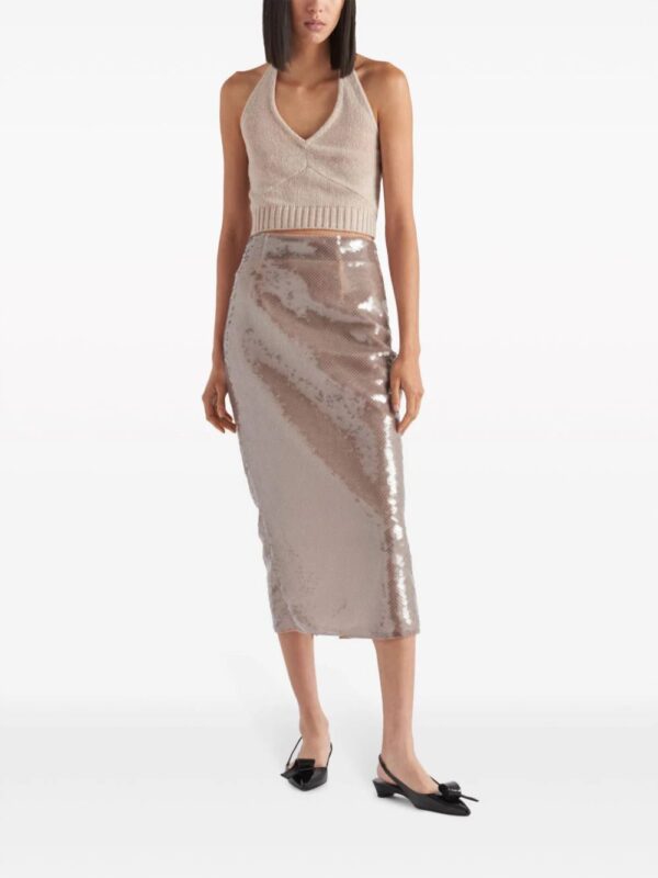 Prada  sequinned pencil midi skirt - Image 2