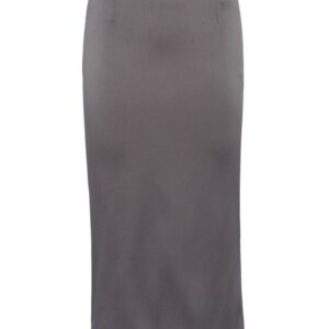 Prada  satin midi skirt