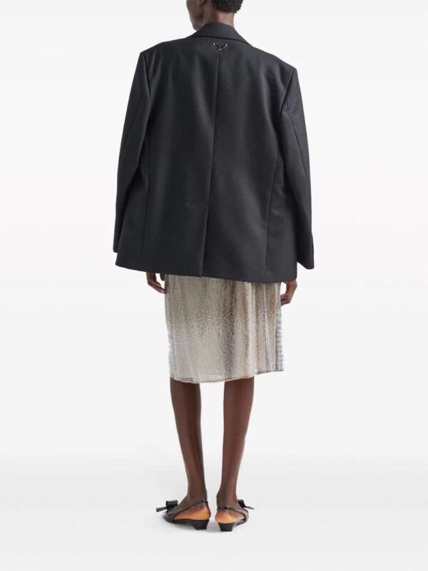 Prada  rhinestone-embellished midi skirt - Image 3