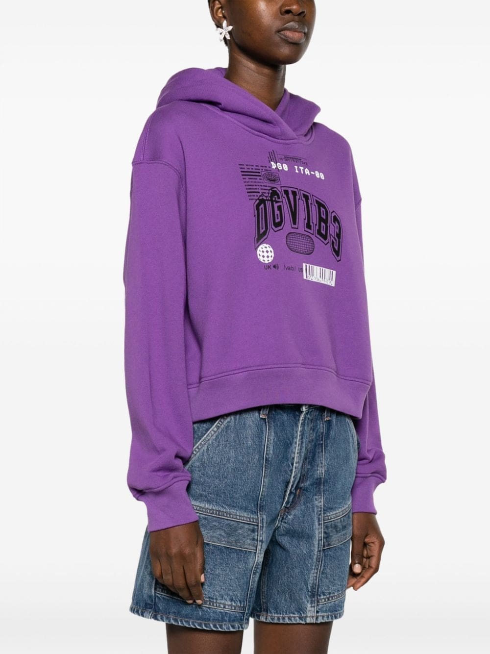 Dolce & Gabbana graphic-print cotton hoodie - Image 3