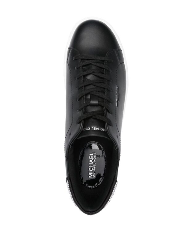 Michael Michael Kors logo-print leather sneakers - Image 4