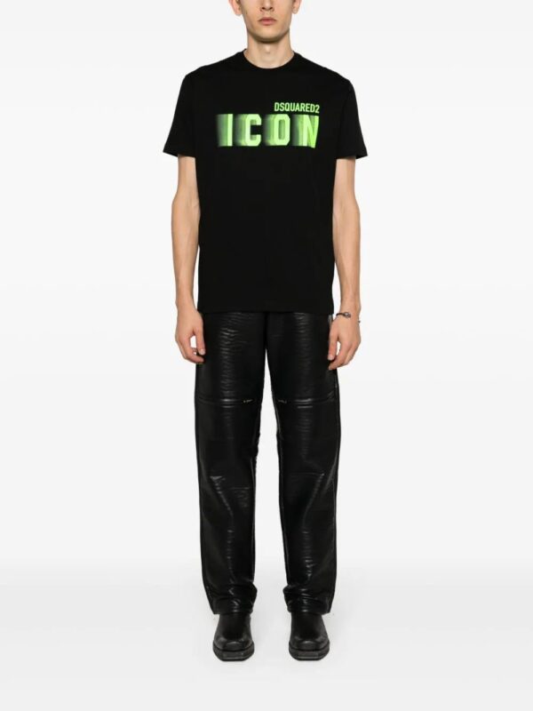 DSQUARED2  Icon Blur-print cotton T-shirt - Image 2
