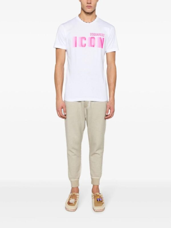 DSQUARED2  Icon Blur Cool cotton T-shirt - Image 2