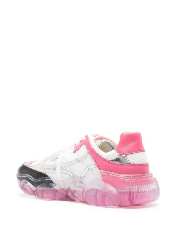 Moschino transparent-sole mesh sneakers - Image 3