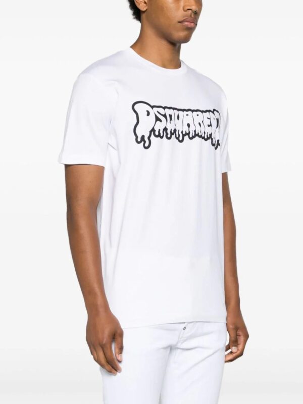 DSQUARED2  logo-print cotton T-shirt - Image 3