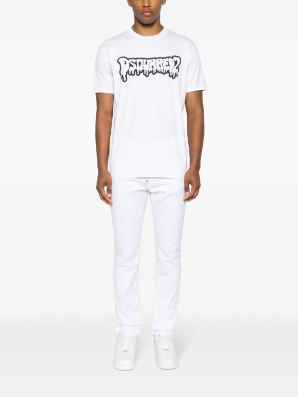 DSQUARED2  logo-print cotton T-shirt - Image 2