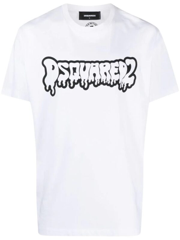 DSQUARED2  logo-print cotton T-shirt