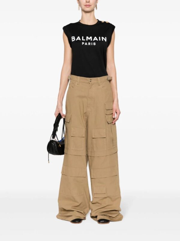 Balmain  logo-print cotton T-shirt - Image 2