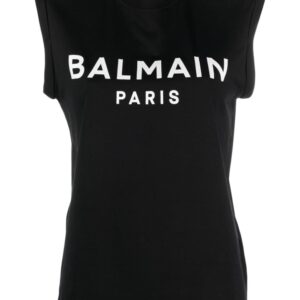 Balmain logo-print cotton T-shirt