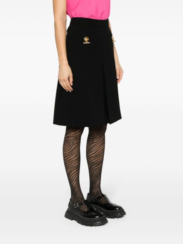 Moschino  pleated A-line midi skirt - Image 3