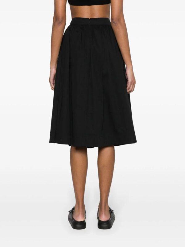 Moschino  heart-charm ruched midi skirt - Image 4