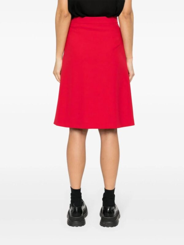 Moschino  pleated A-line midi skirt - Image 4