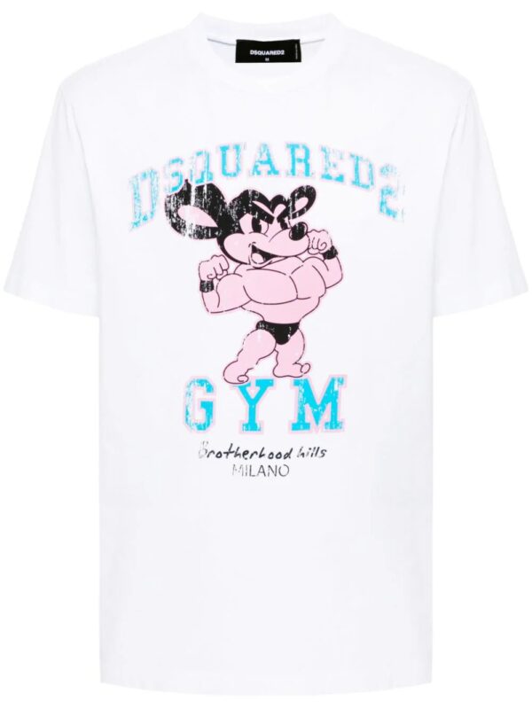 DSQUARED2  graphic-print cotton T-shirt