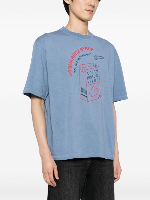 DSQUARED2  logo-print cotton T-shirt - Image 3