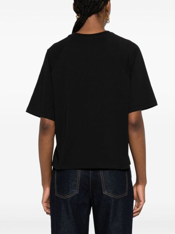 Balmain logo-embroidered cotton T-shirt - Image 4