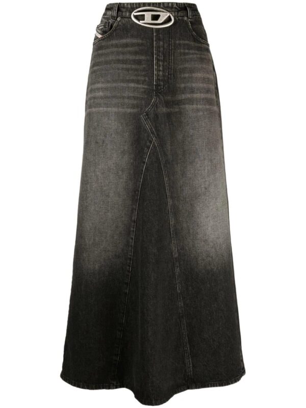 Diesel  De-Pago denim maxi skirt