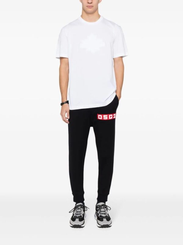 DSQUARED2  Leaf Skater cotton T-shirt - Image 2