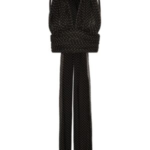 Dolce & Gabbana polka dot-print silk top