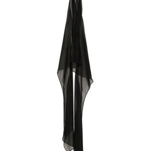 Dolce & Gabbana floral-appliqué silk scarf top