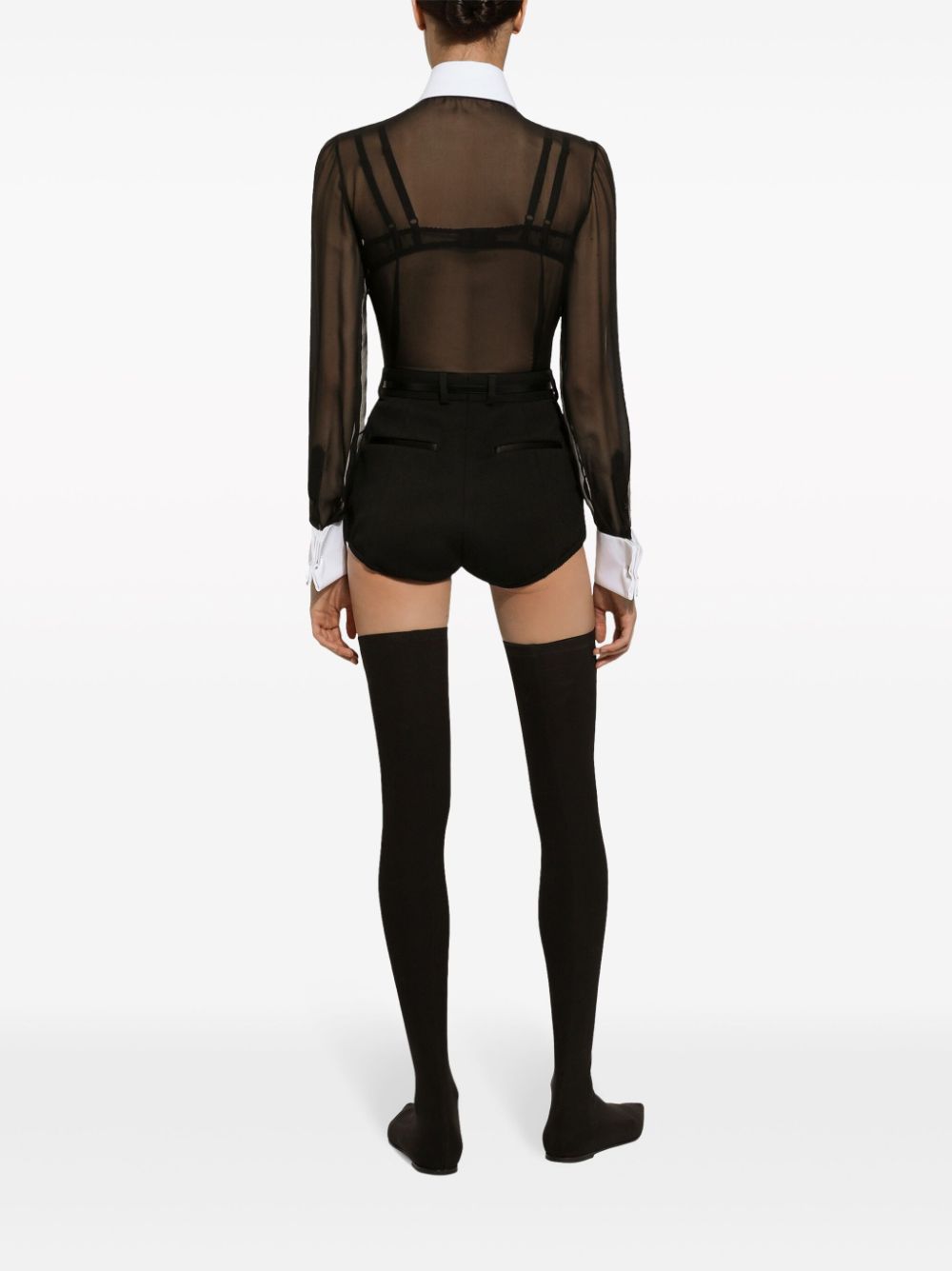 Dolce & Gabbana sheer cotton blouse - Image 4